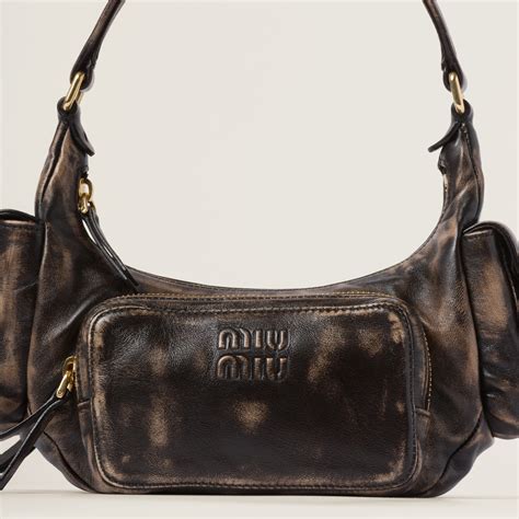 miu miu brown leather handbag|miu handbags outlet cheap.